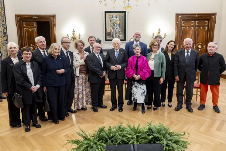 immagine per La delegazione del Premio Strega al Quirinale