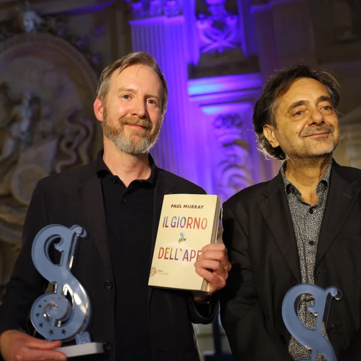 immagine per immagine per Paul Murray, la premiazione. Credits foto: Il Circolo dei lettori