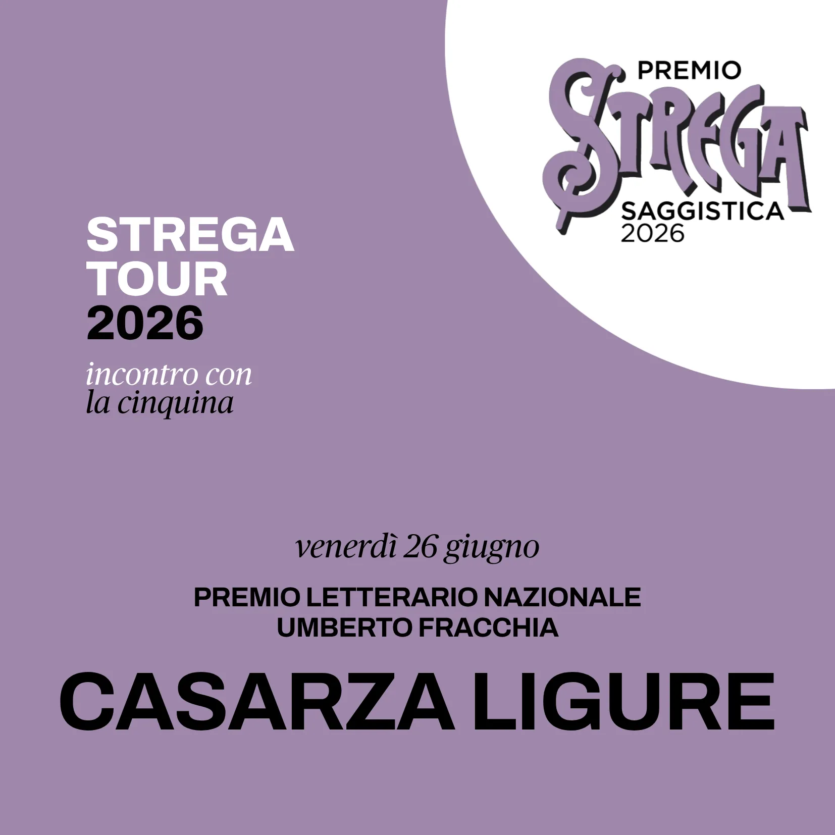 immagine per Incontro con la cinquina a Casarza Ligure