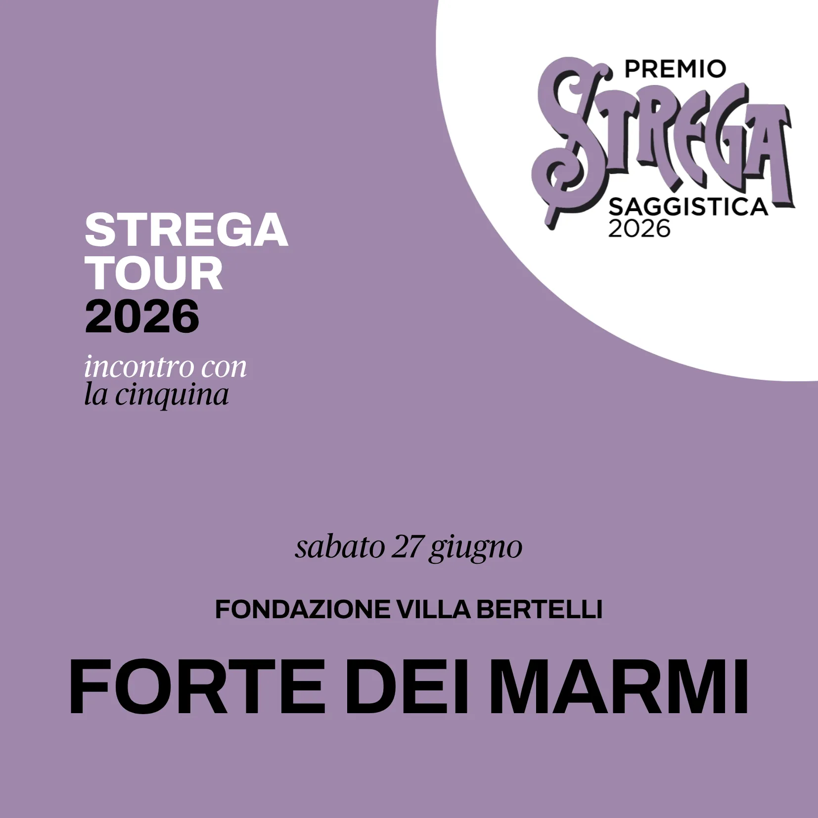 immagine per Incontro con la cinquina a Forte dei Marmi